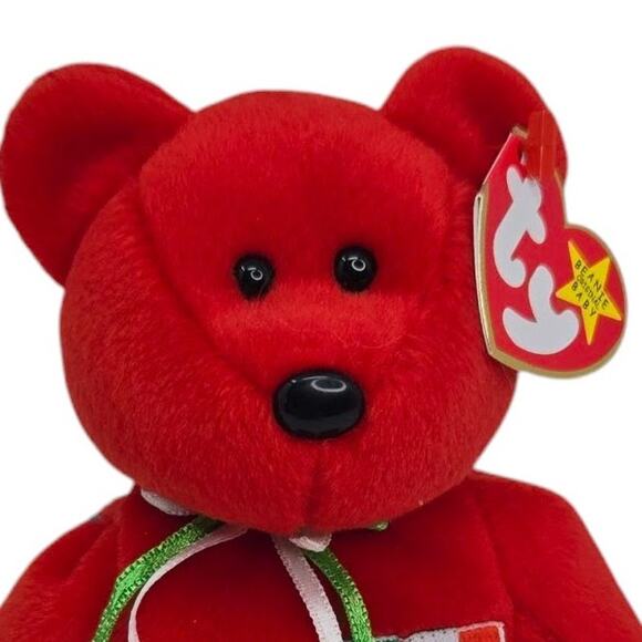 Ty Osito Teddy Bear Mexico Retired Beanie Baby Stuffed Animal Plush Toy 6" - Picture 2 of 8
